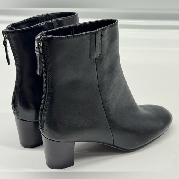 ECCO Women's Nioki Plain Black Leather Ankle Boot EU 38 US 7-7.5 - Picture 6 of 11